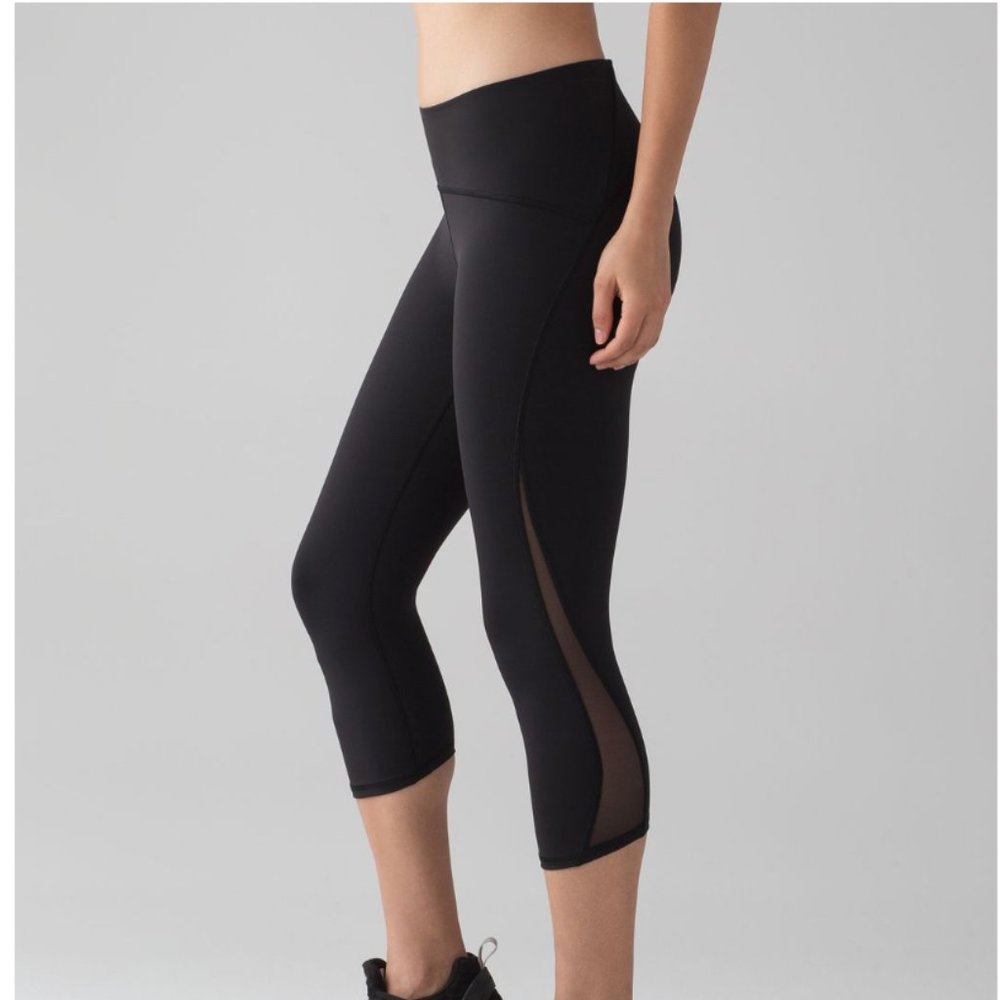 Lululemon Train Times Crop 17" Black 4